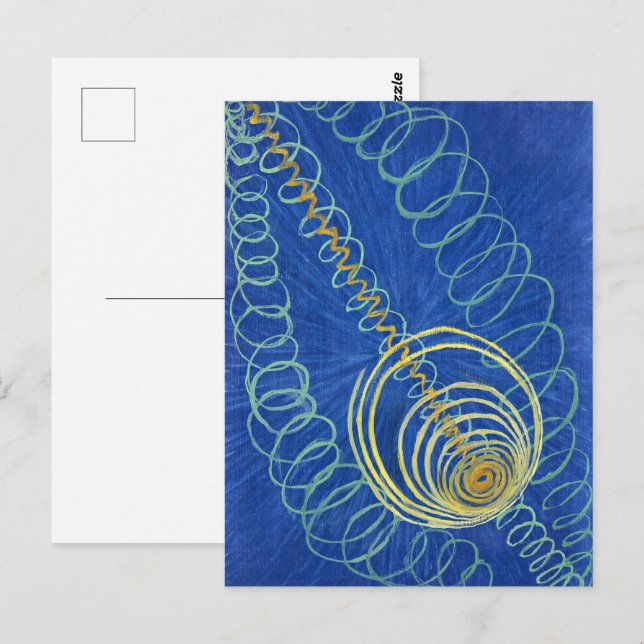 Cartão Postal Caos Primordial 16 | Hilma af Klint | (Frente/Verso)