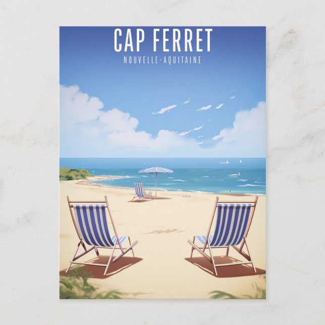 Cartão Postal Cap Ferret - poster - Affiche (Frente)