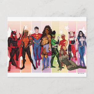 Cartão Postal Capa da DC Pride Comic 2022 Variante