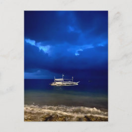 Cartão Postal Capa da noite. poster