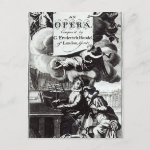 Cartão Postal Capa da Partitura para Júlio César
