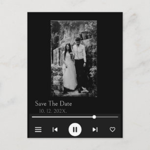 Cartão Postal Capa de Álbum de Música Única Música Viral Salvar