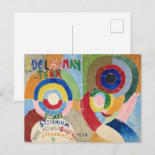 Cartão Postal Capa de Auto-Retrato Sonia Delaunay-Terk
