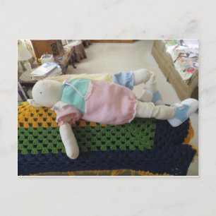 Cartão Postal Capa de Coelhinho