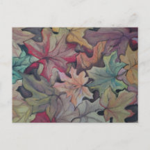 Capa de folhas de outono