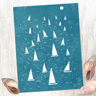 Cartão Postal Capa de Mar da Embarcação de Navegação