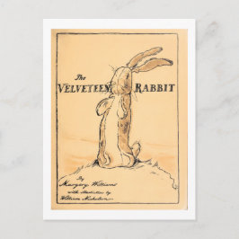 Cartão Postal Capa do Livro - O Coelho de Veludo