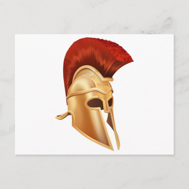 Cartão Postal Capacete Troiano (Frente)