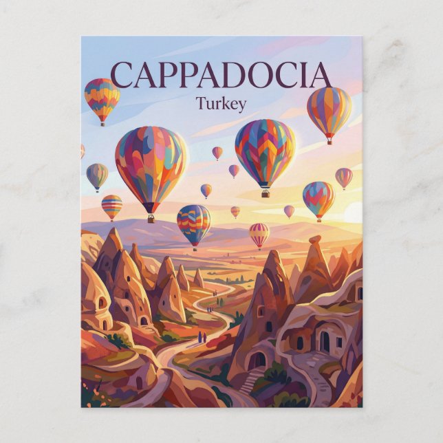 Cartão Postal Capadócia Turquia (Frente)
