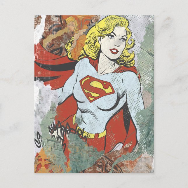 Cartão Postal Capas de banda desenhada da Supergirl 2 (Frente)