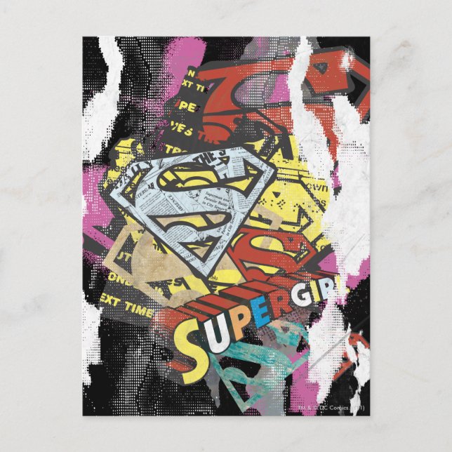 Cartão Postal Capas de banda desenhada da Supergirl 4 (Frente)