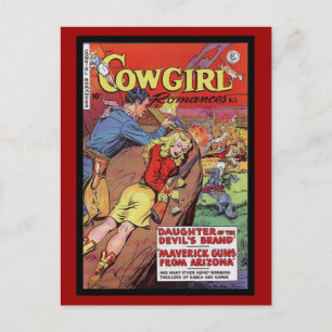 Cartão Postal Capas de Revistas em Quadrinhos Antigas em Postais