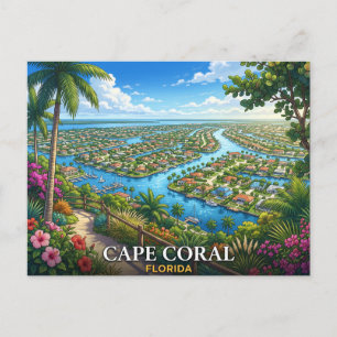 Cartão Postal Cape Coral Flórida Viagem