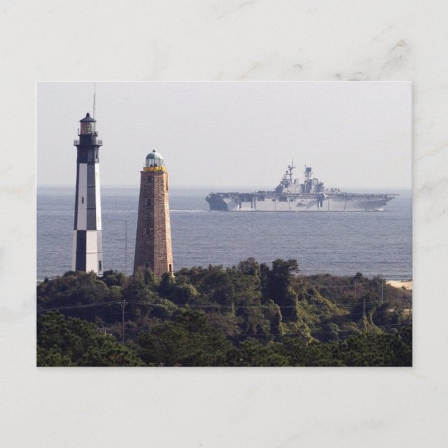 Cartão Postal Cape Henry Lighthouses (Frente)