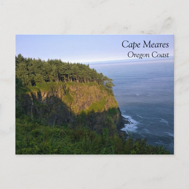 Cartão Postal Cape Meares, Costa do Oregon (Frente)