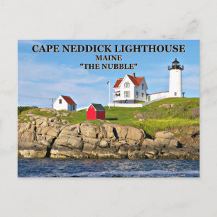 Cartão Postal Cape Neddick Light "the Nubble", cartão-postal Mai