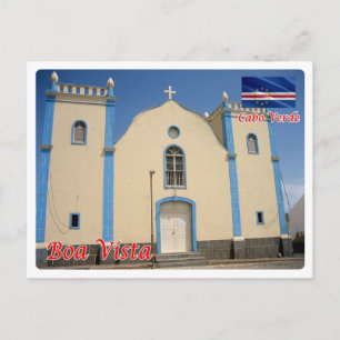 Cartão Postal Cape Verde - Boa Vista - Santa Isabel Church -