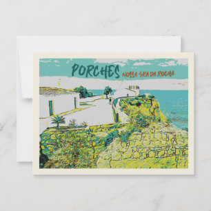 Cartão Postal Capela de Nossa Senhora da Rocha, Algarve, Portuga