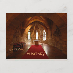 Cartão Postal Capela No Castelo Buda Budapest Hungria