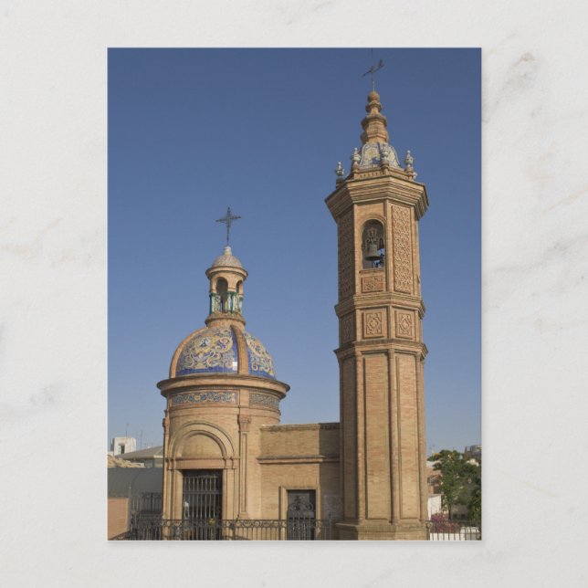 Cartão Postal Capilla del Carmen, Sevilha, Espanha (Frente)