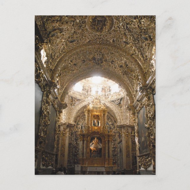 Cartão Postal Capilla del Rosario (Frente)