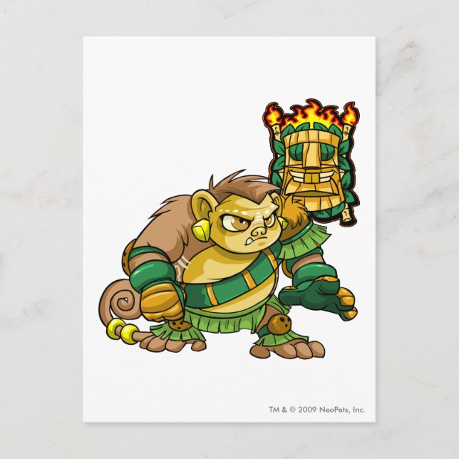 Cartão Postal Capitão 1 da Equipe da Ilha Misteriosa (Frente)