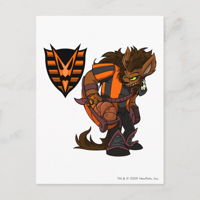 Cartão Postal Capitão 1 da equipe de Woods Haunted (Frente)