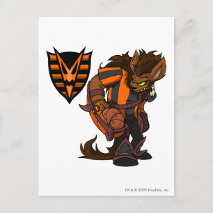 Cartão Postal Capitão 1 da equipe de Woods Haunted