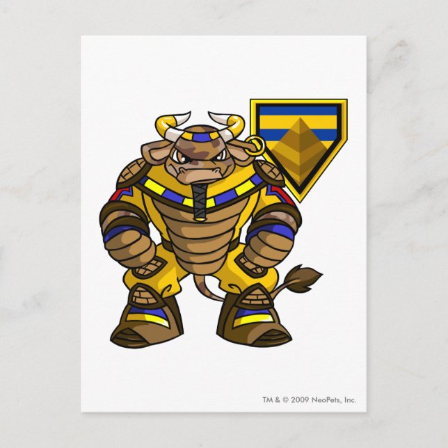 Cartão Postal Capitão 1 da Equipe do Deserto Perdido (Frente)