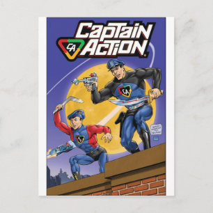 Cartão Postal Capitão Ação - Murphy Anderson