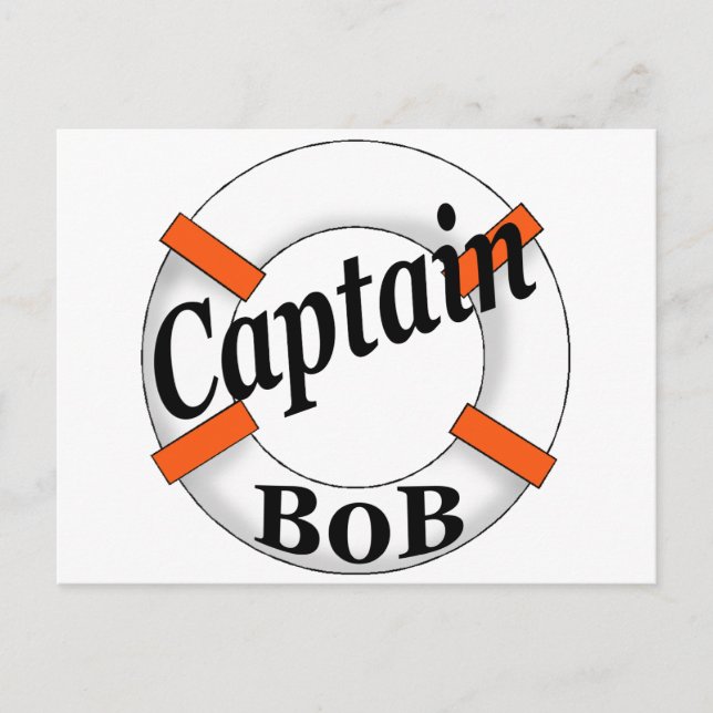 Cartão Postal capitão bob (Frente)