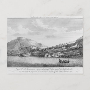 Cartão Postal Capitão Cook foi naufragado