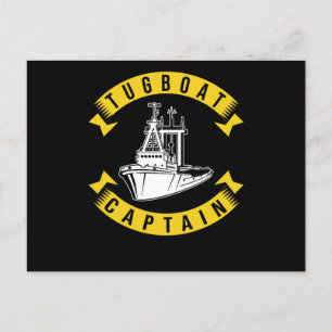 Cartão Postal Capitão de Rebocador