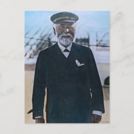 Cartão Postal Capitão Edward Smith Vintage do RMS Titanic