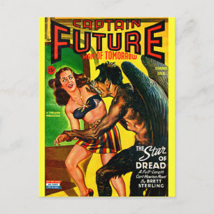Cartão Postal Capitão Futuro - Pão das Estrelas!