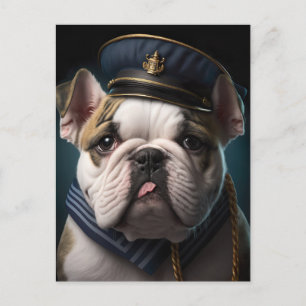 Cartão Postal Capitão Piloto Bulldog