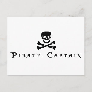 Cartão Postal Capitão Pirata