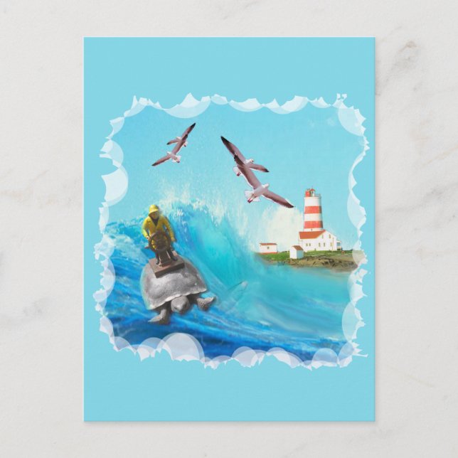 Cartão Postal Capitão Turtle (Frente)