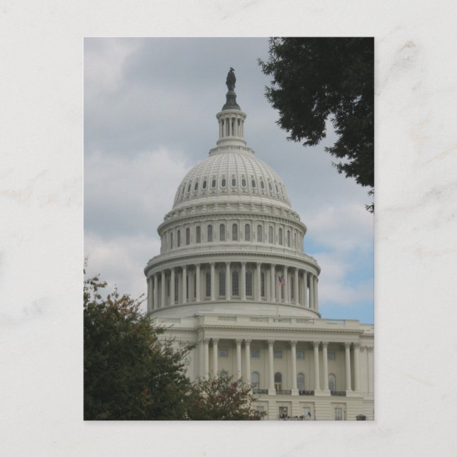 Cartão Postal Capitol dos EUA, Washington D.C. (Frente)