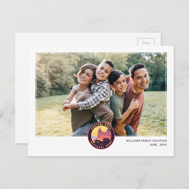 Cartão Postal Capitol Reef National Park (Frente/Verso)