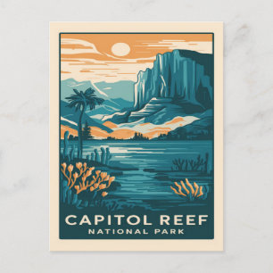 Cartão Postal Capitol Reef National Park Utah
