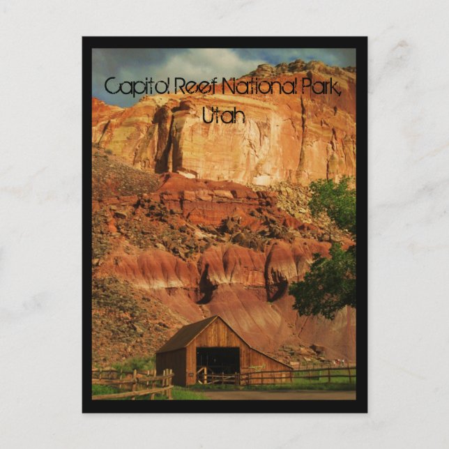 Cartão Postal Capitol Reef National Park, Utah (Frente)