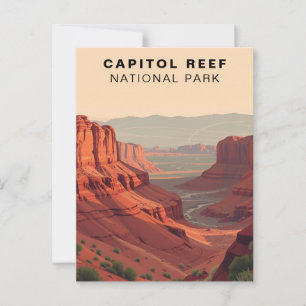 Cartão Postal Capitol Reef National Park Viagem USA