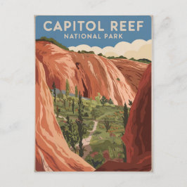 Cartão Postal Capitol Reef National Park Vintage