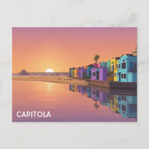Cartão Postal Capitola Santa Cruz Viagens Califórnia