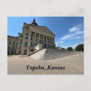 Cartão Postal Capitólio do Estado Topeka