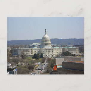 Cartão Postal Capitólio dos Estados Unidos, Edifício Washingto
