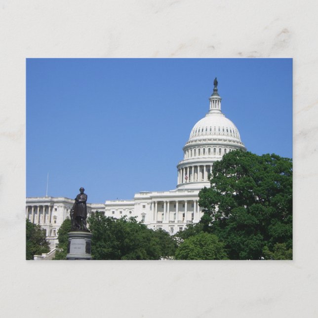 Cartão Postal Capitólio em Washington DC (Frente)