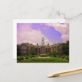 Cartão Postal Capitólio estadual de Delaware em Dover