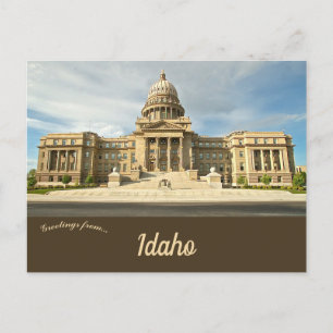 Cartão Postal Capitólio Estadual de Idaho em Boise Idaho